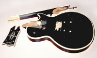 Shattered Les paul