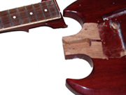 even seriously damaged instruments can be repaired...