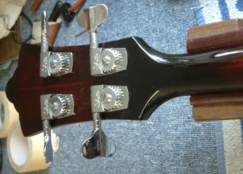 Guild B301 headstock repair