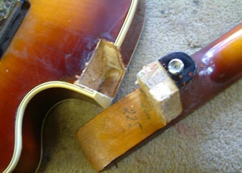 Hofner neck reset