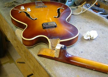 Hofner neck reset