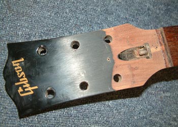 Les Paul headstock repair