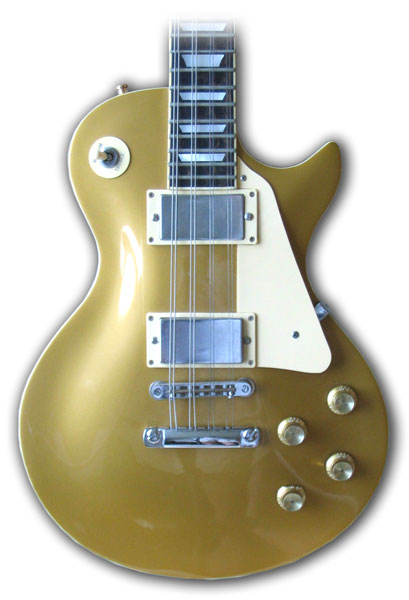 Martin Allcock's Les Paul gold-top style Bouzouki